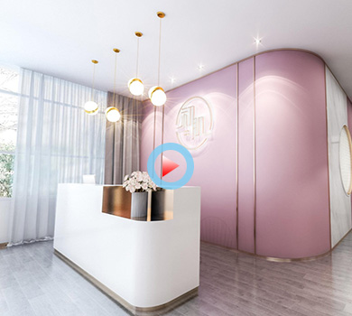 網(wǎng)紅輕奢風(fēng)醫(yī)療美容院360全景效果圖案例展示