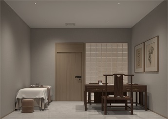 湖州中醫(yī)推拿館裝修設(shè)計(jì)案例效果圖