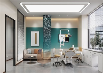 伊美佳口腔門診部裝修設(shè)計(jì)案例效果圖