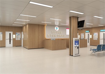 中醫(yī)院急救中心大廳裝修設(shè)計(jì)效果圖