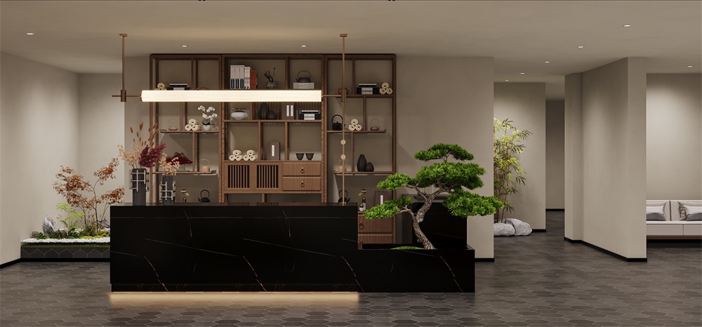 中醫(yī)理療館的設計風格