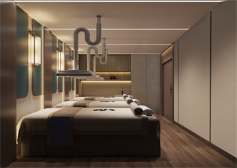 鄭州祠南中醫(yī)館設計裝修案例