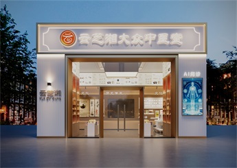 湖南張家界中醫(yī)診所設計案例效果圖